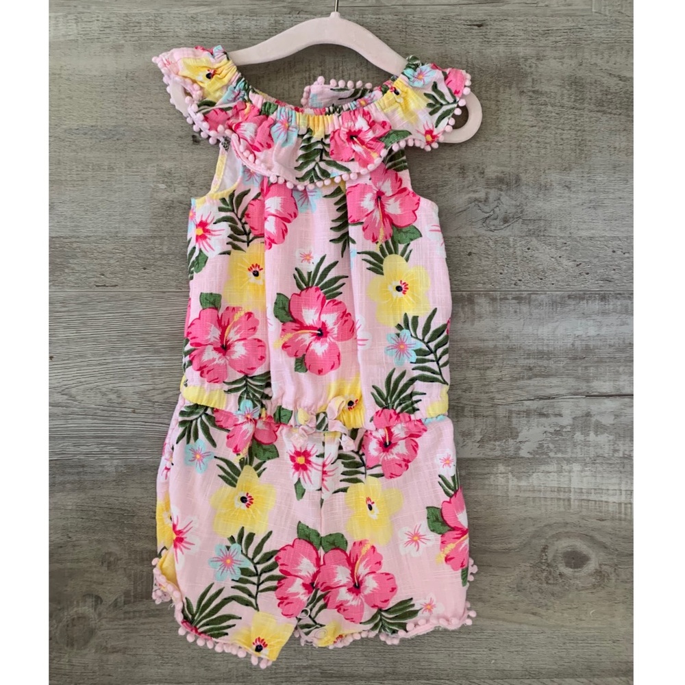 Little Me Floral Toddler Romper 18M